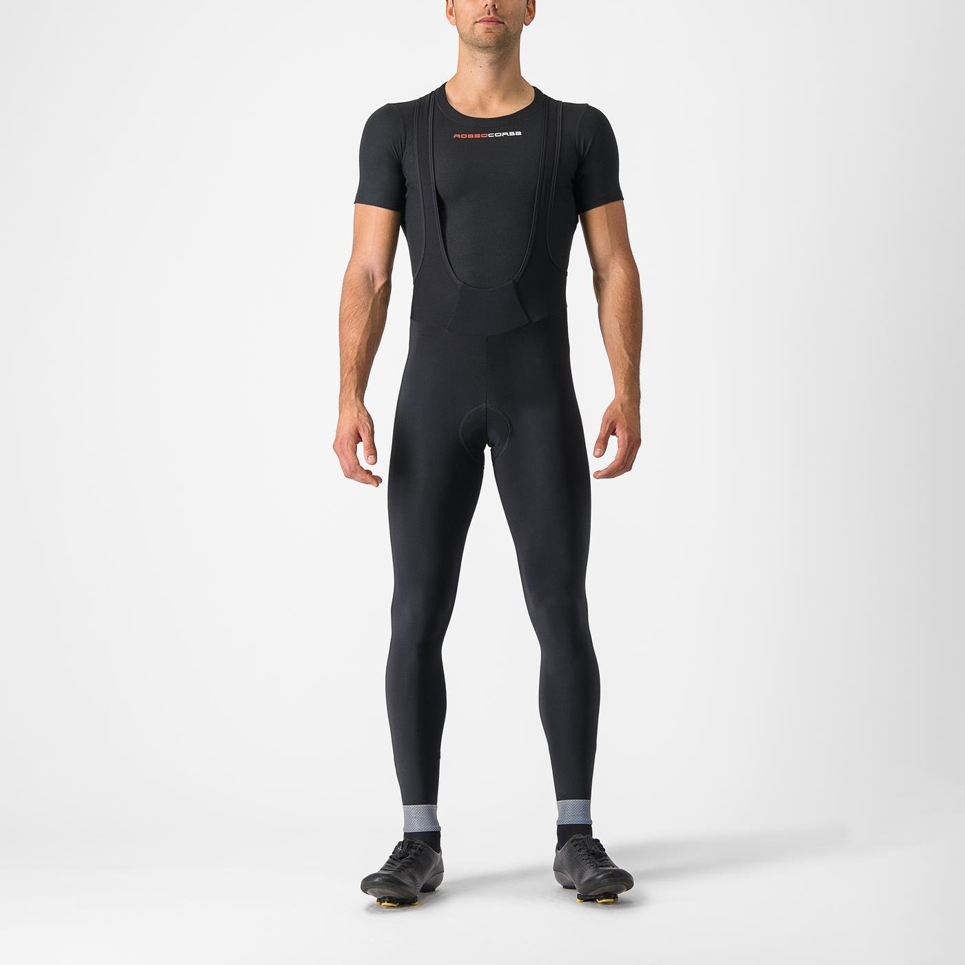 Castelli Pantaloni lungi cu bretele Castelli Tutto Nano Negri