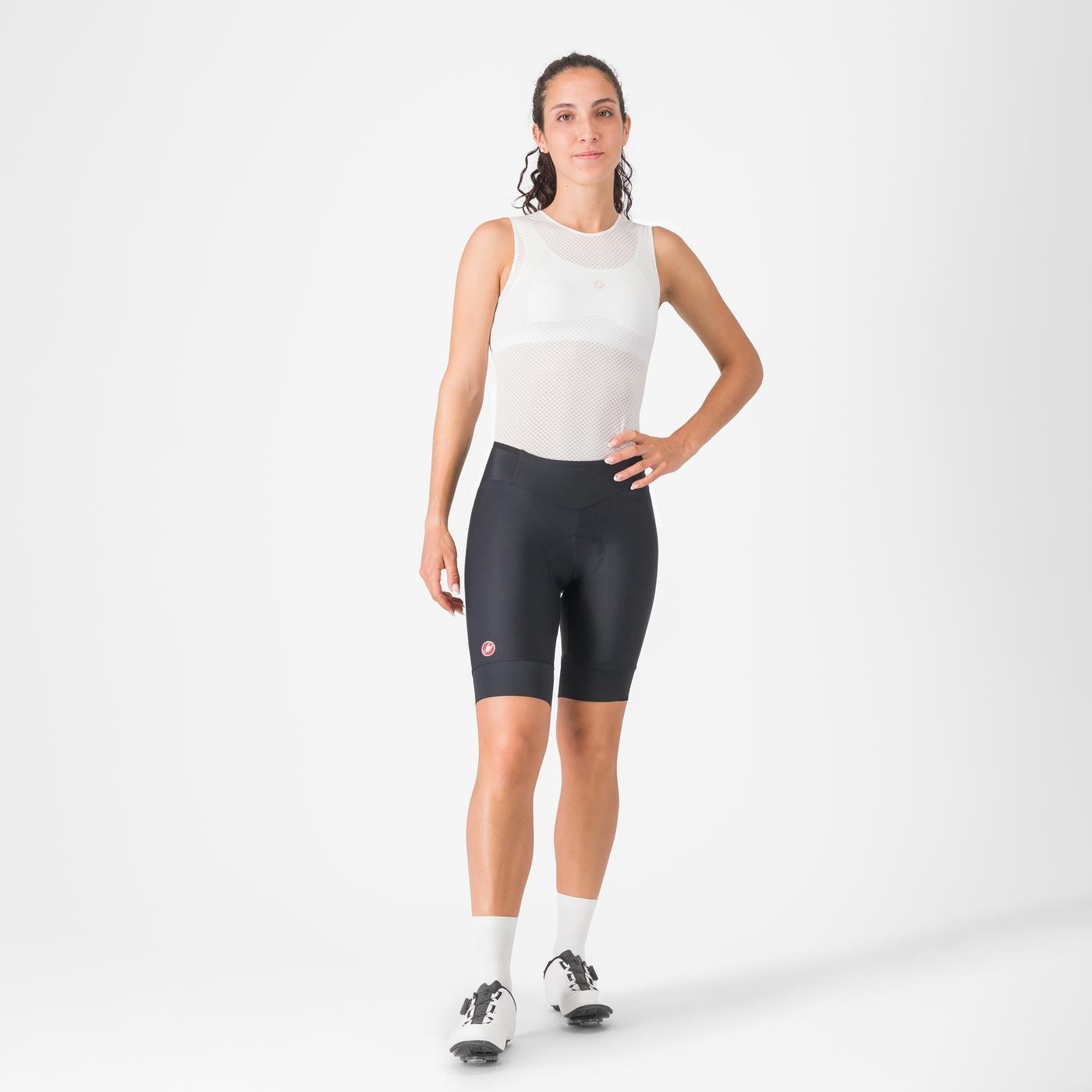 Castelli Pantaloni scurti Castelli Prima 2, pentru femei, negru/negru
