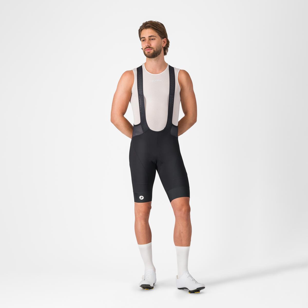 Castelli Pantaloni scurti cu bretele Castelli Endurance 4, pentru barbati, negru