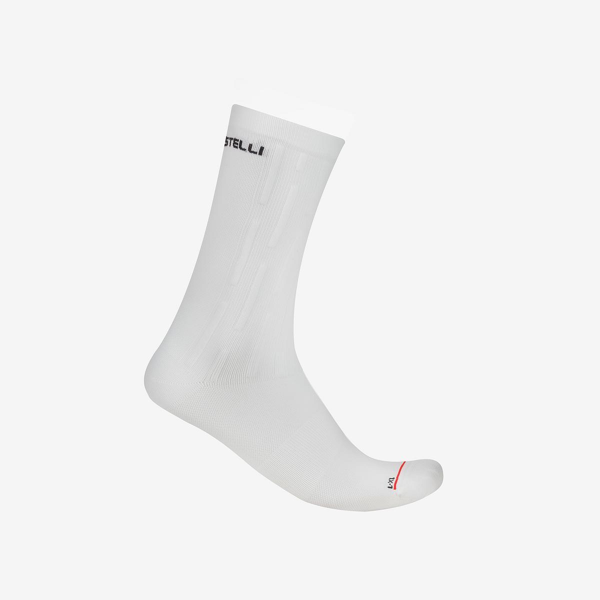 Castelli Sosete Castelli Aerorace Pro 20, unisex, alb S/M, 35-39