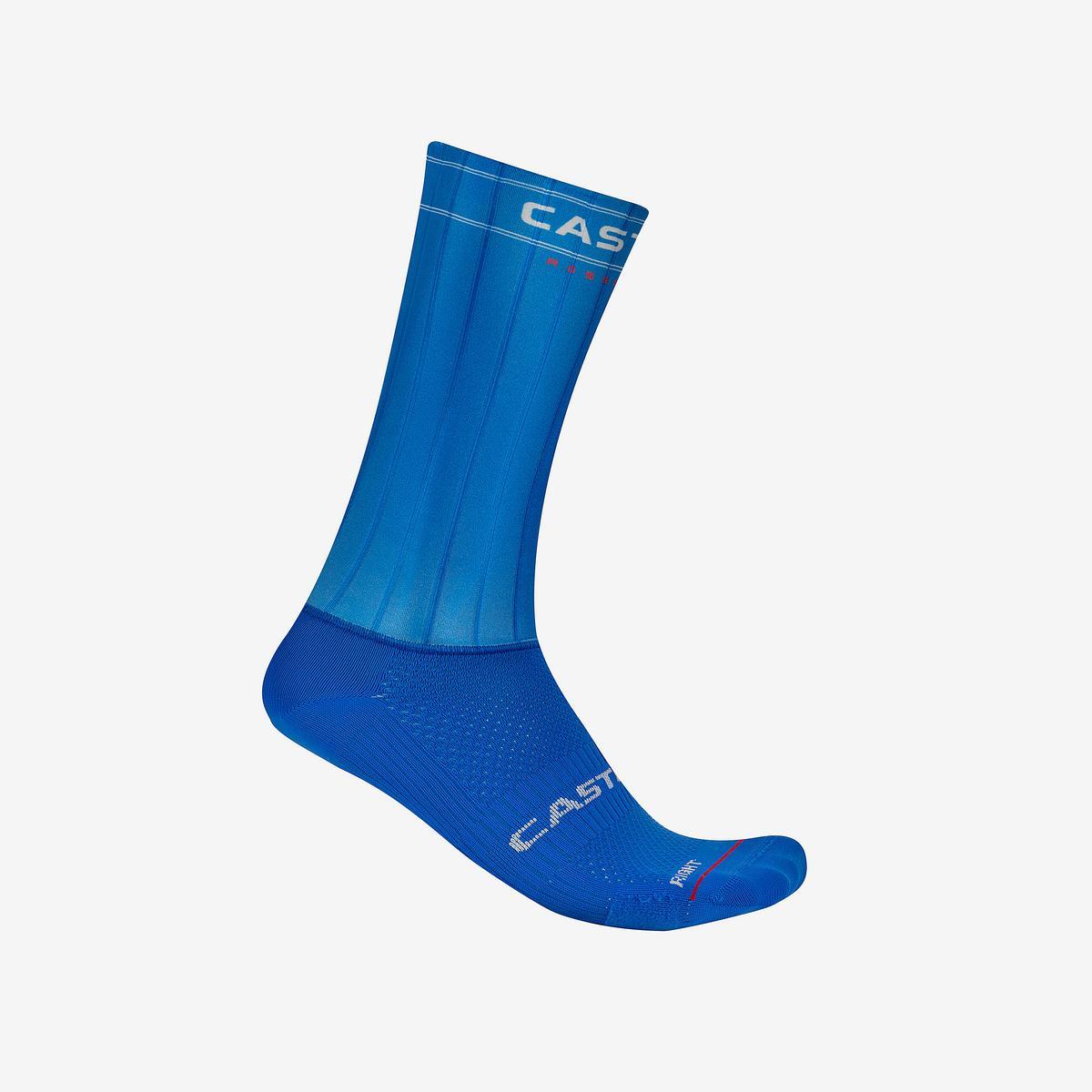 Castelli Sosete Castelli Fast Feet 4, unisex, albastru XXL, 44-47