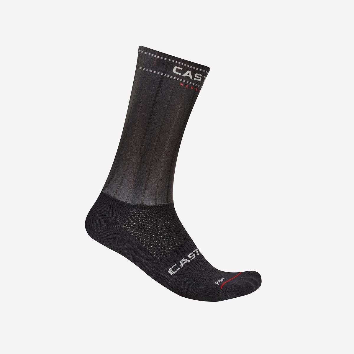 Castelli Sosete Castelli Fast Feet 4, unisex, negru S/M, 35-39