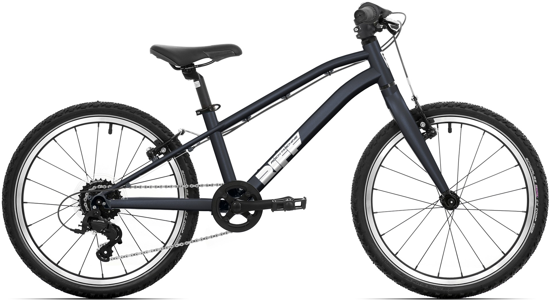 Rock Machine Bicicleta Rock Machine Riff Jr 20 20 Matte Deep Ocean Blue