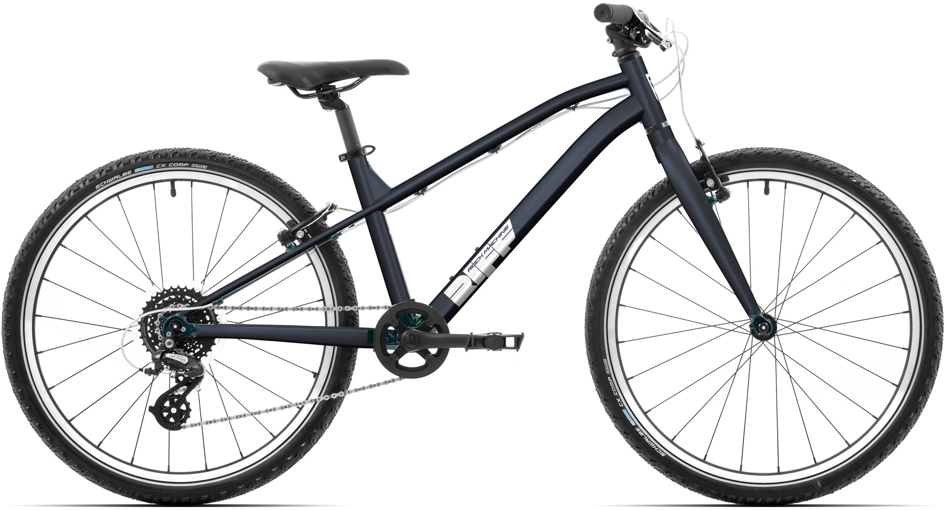 Rock Machine Bicicleta Rock Machine Riff Jr 24 24 Matte Deep Ocean Blue