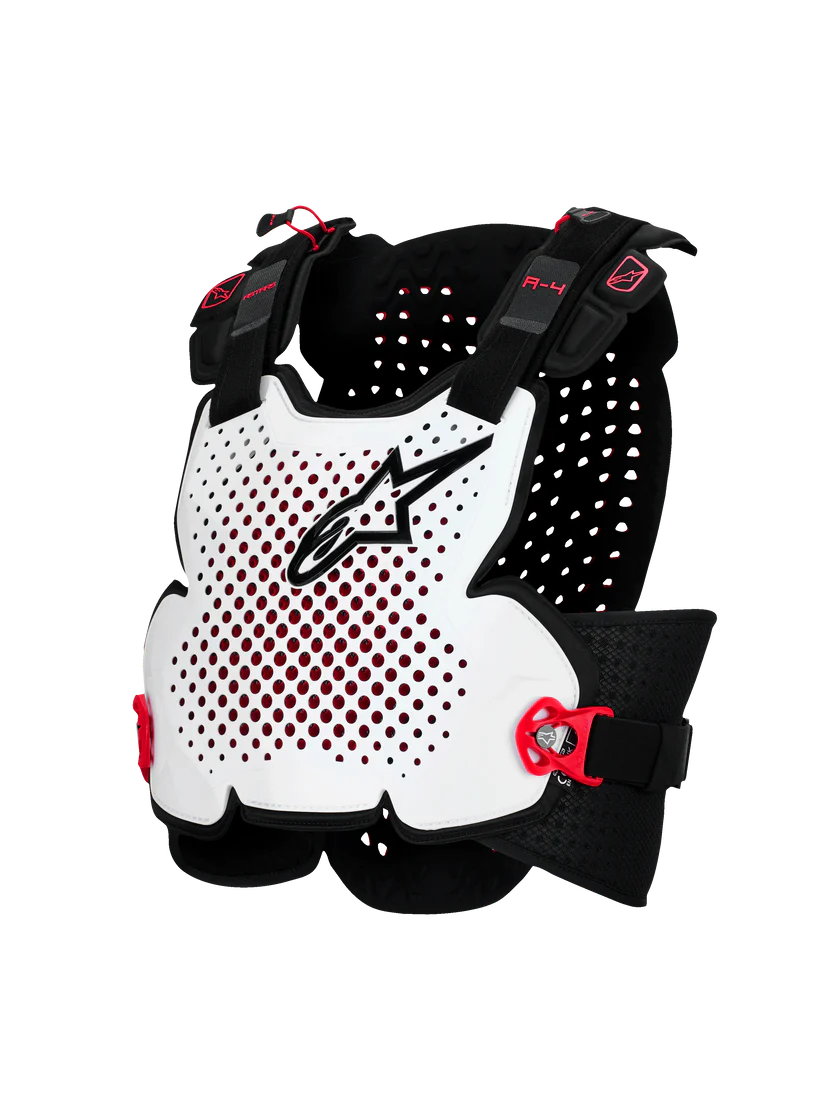 Bicycle Accessories Protectie Corp Alpinestars A-4 Plasma Chest Protector negru/rosu/alb M/L