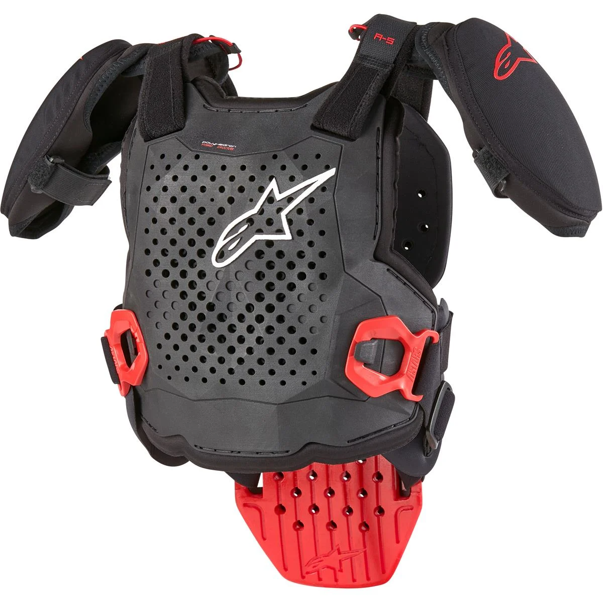 Bicycle Accessories Protectie Corp Alpinestars A-5 S V2 Youth Chest pentru copii negru/alb/rosu S/M