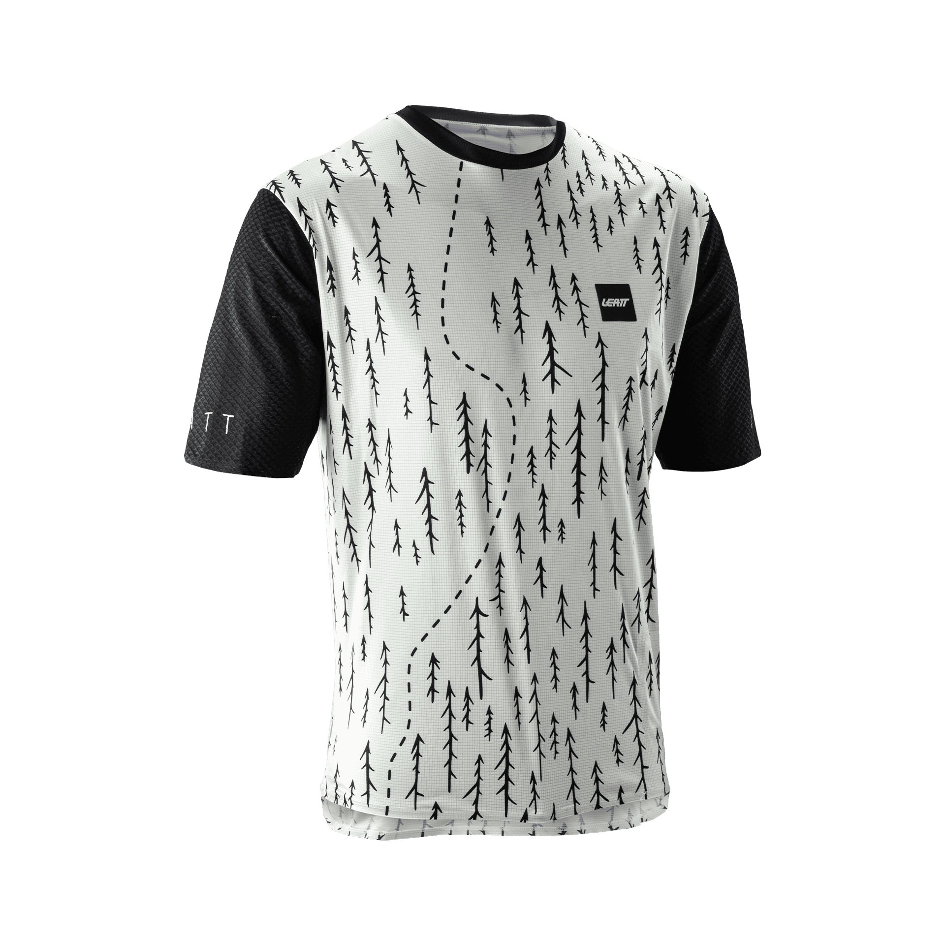 Tricou Leatt MTB Trail 3.0 Trails White