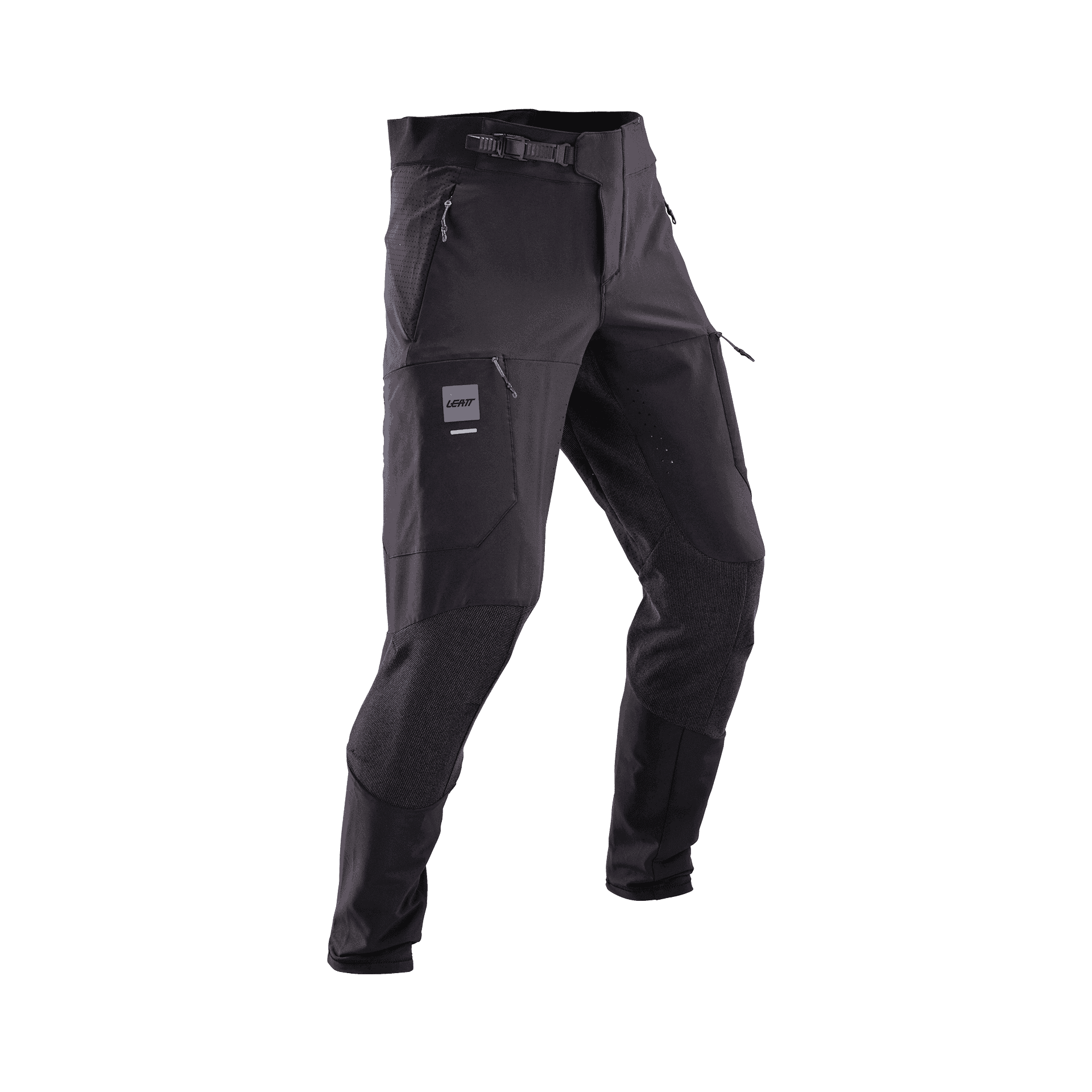 Bicycle Bibs Pantaloni Leatt MTB Gravity 4.0 Ghost Black