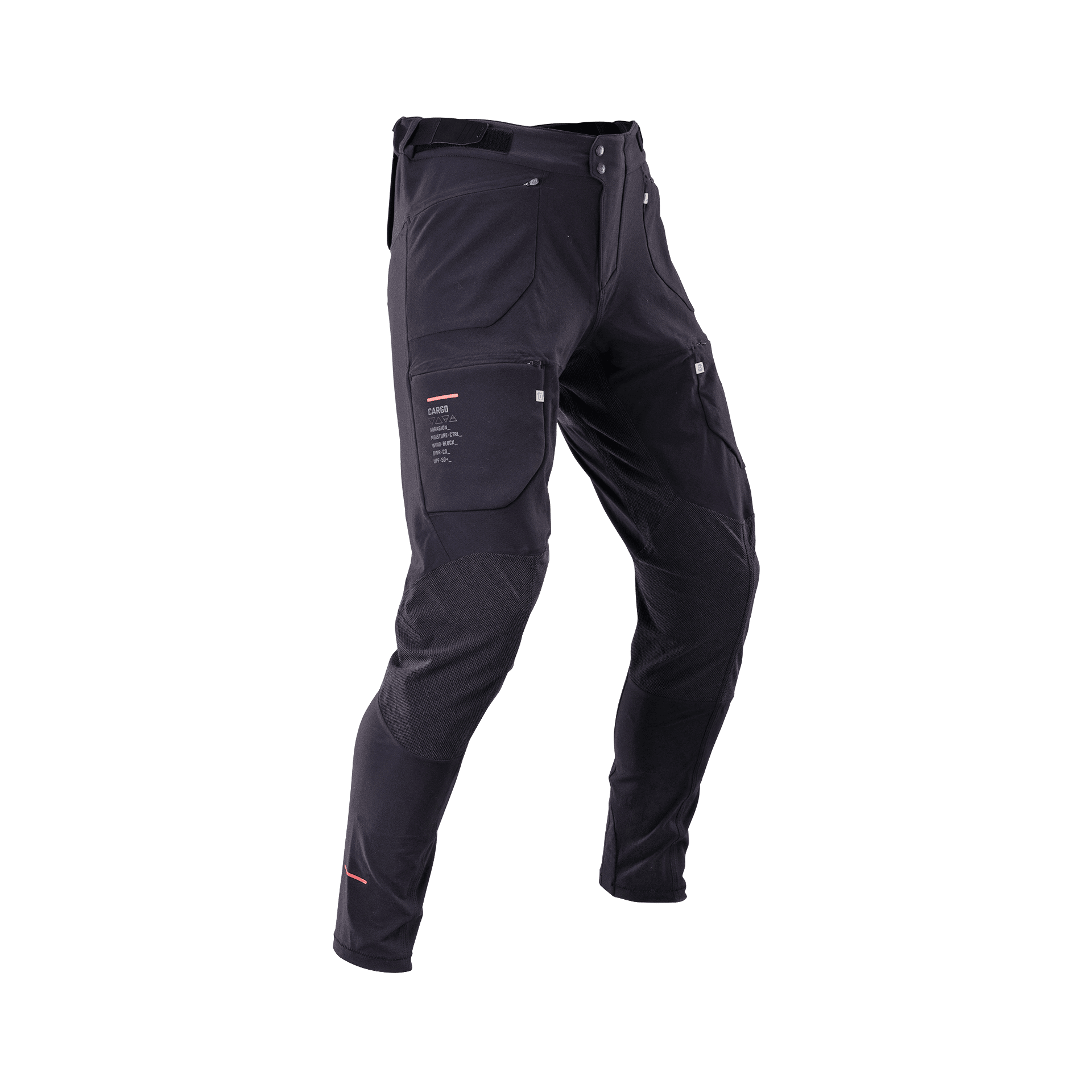 Bicycle Bibs Pantaloni Leatt MTB Trail 8.0 Cargo Ghost Black