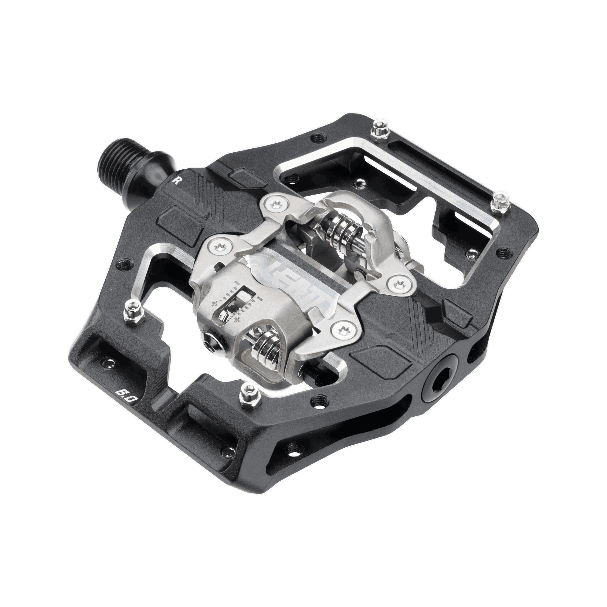 Bicycle Pedals Pedale Leatt Gravity 6.0 Clip-in Black
