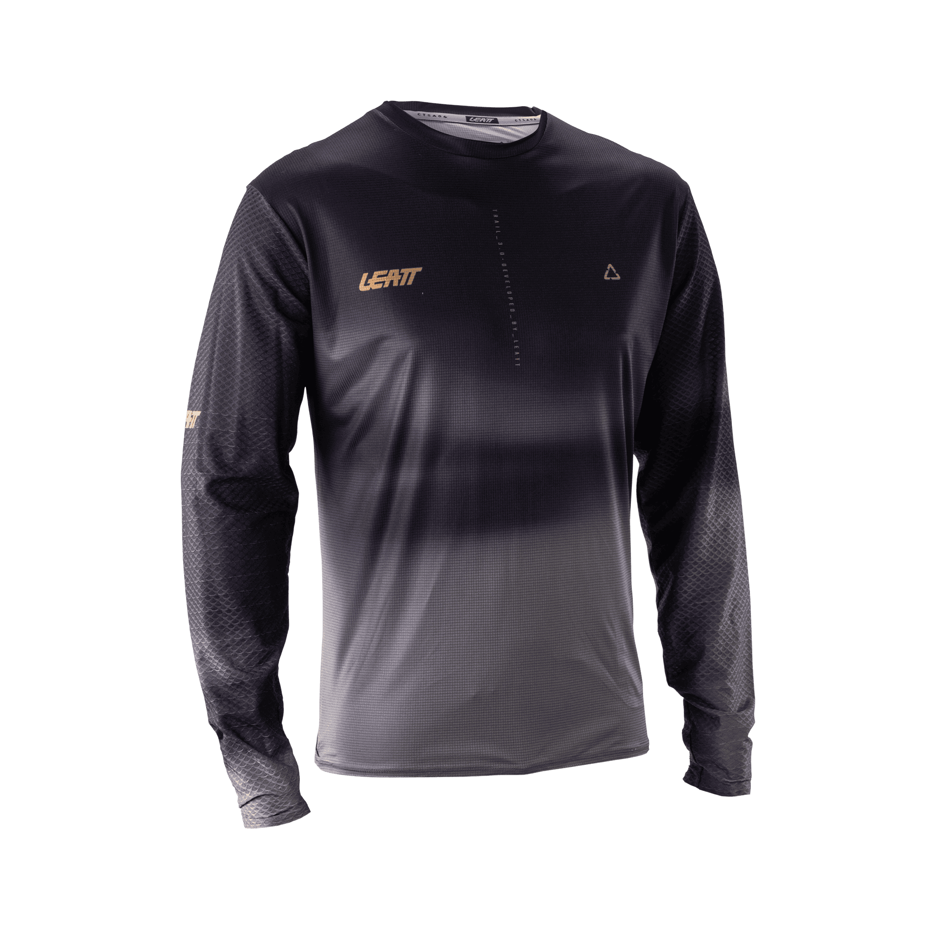 Bicycle Jerseys Bluza Leatt MTB Trail 3.0 Ghost Black