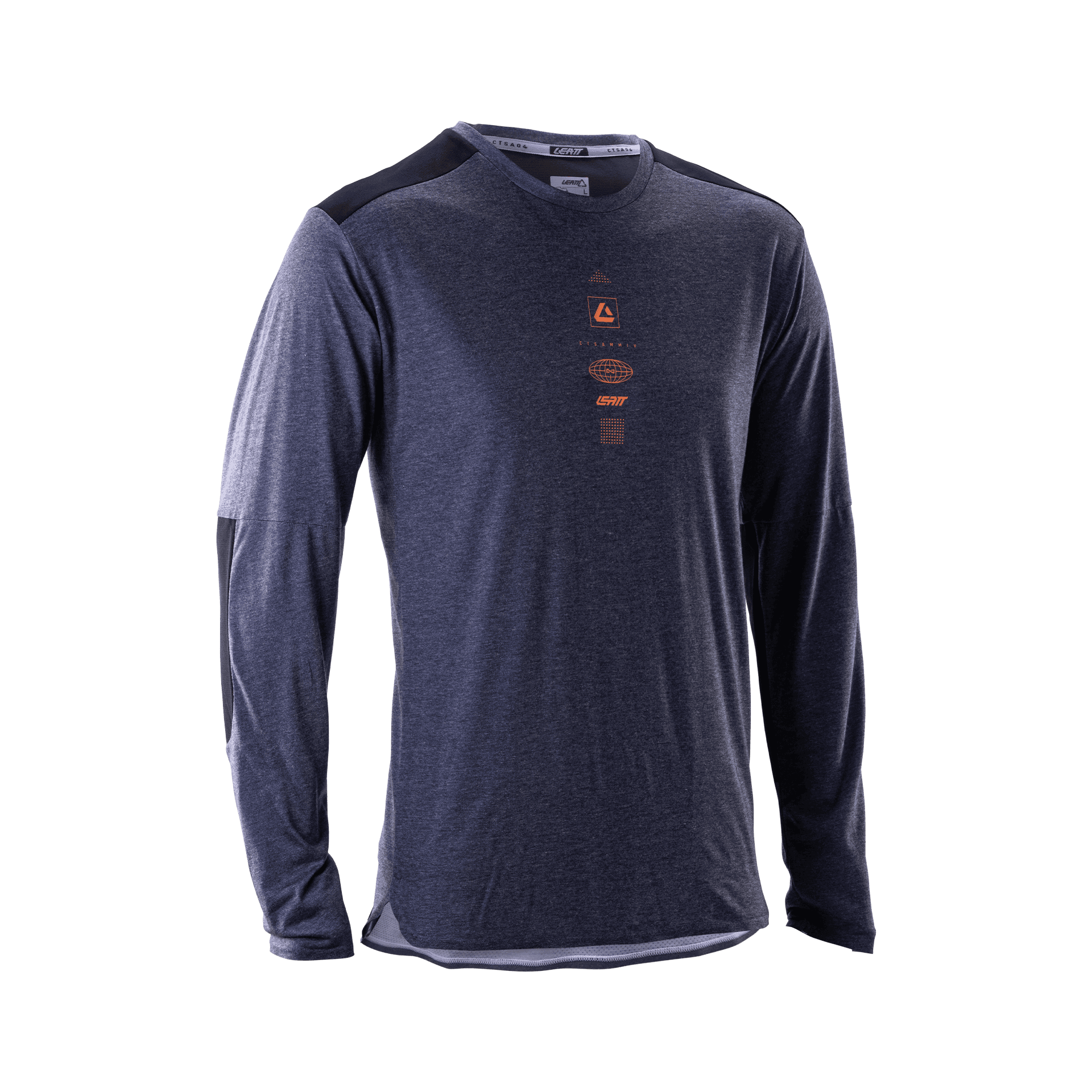 Bicycle Jerseys Bluza Leatt MTB Trail 4.0 Galaxy Blue
