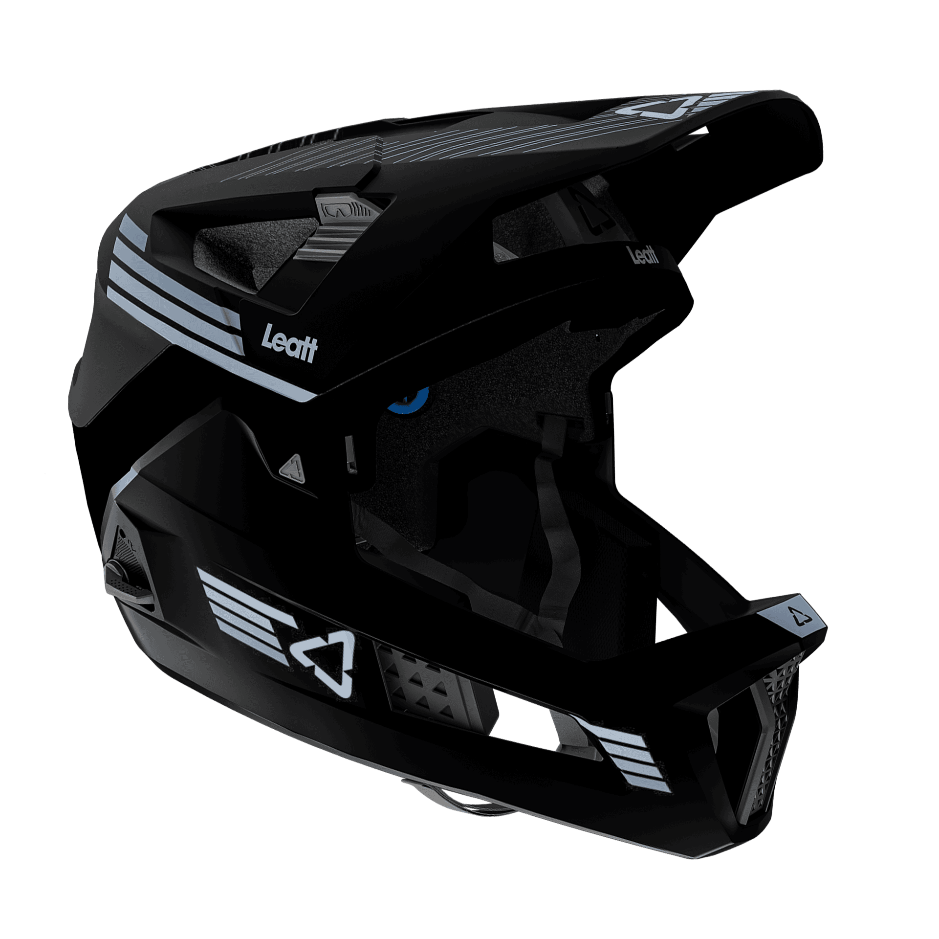 Bicycle Helmets Casca Leatt MTB Enduro 4.0 Stealth Black/Grey