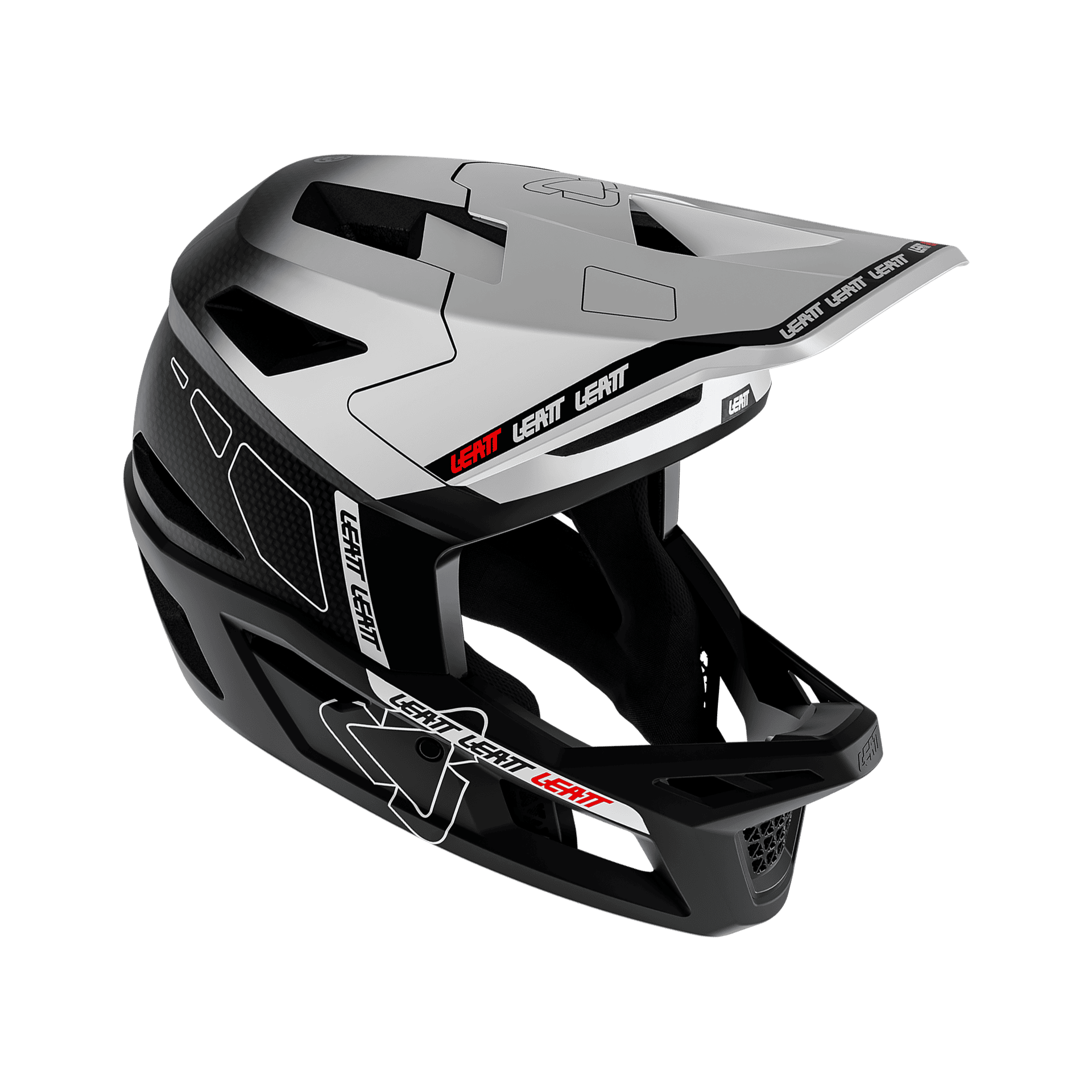 Bicycle Helmets Casca Leatt MTB Gravity 6.0 Carbon White