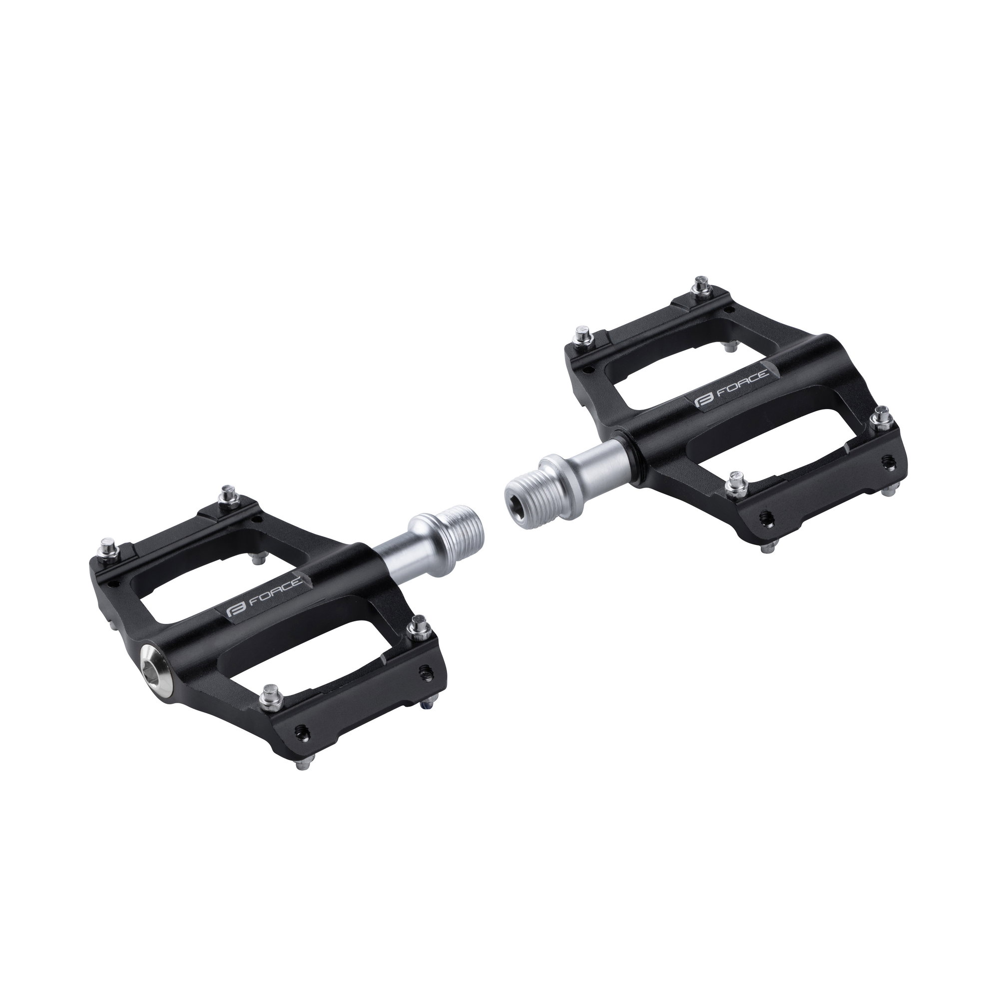 Bicycle Pedals Pedale Force GRIT aluminiu cu rulmenti, negru