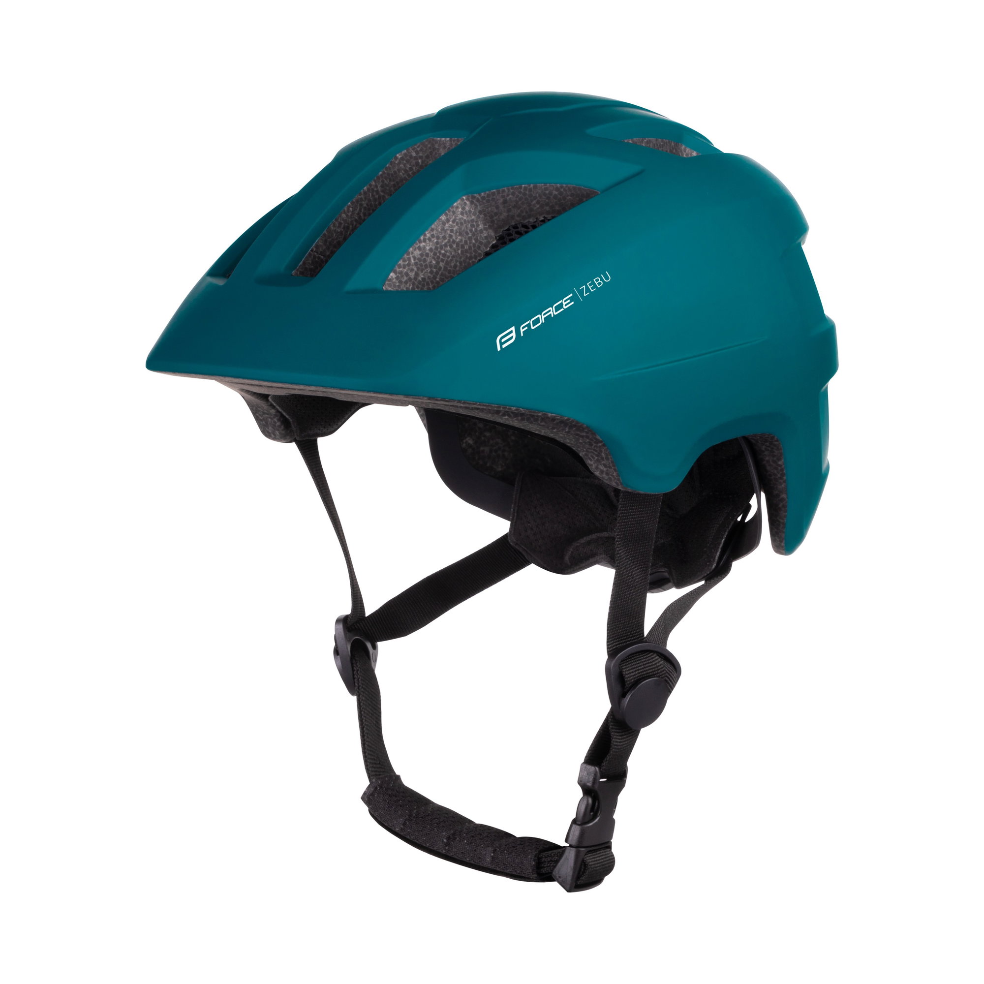 Force Casca Force Zebu cu lumina, teal