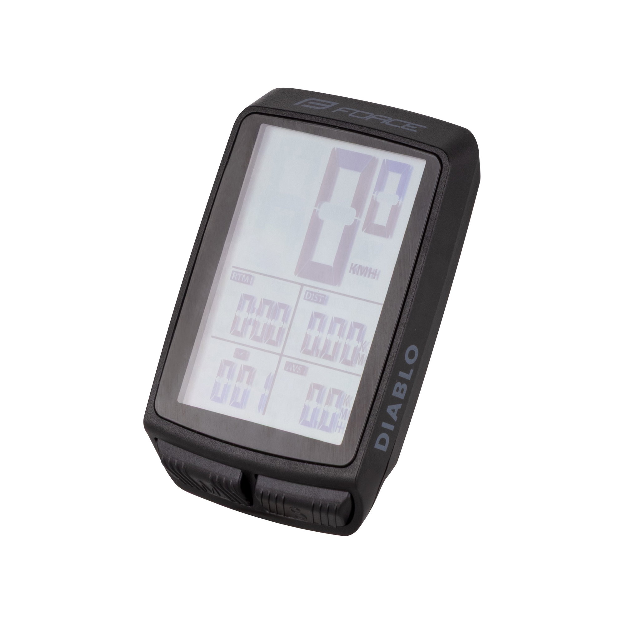 Force Ciclocomputer Force DIABLO 11F cu fir, negru