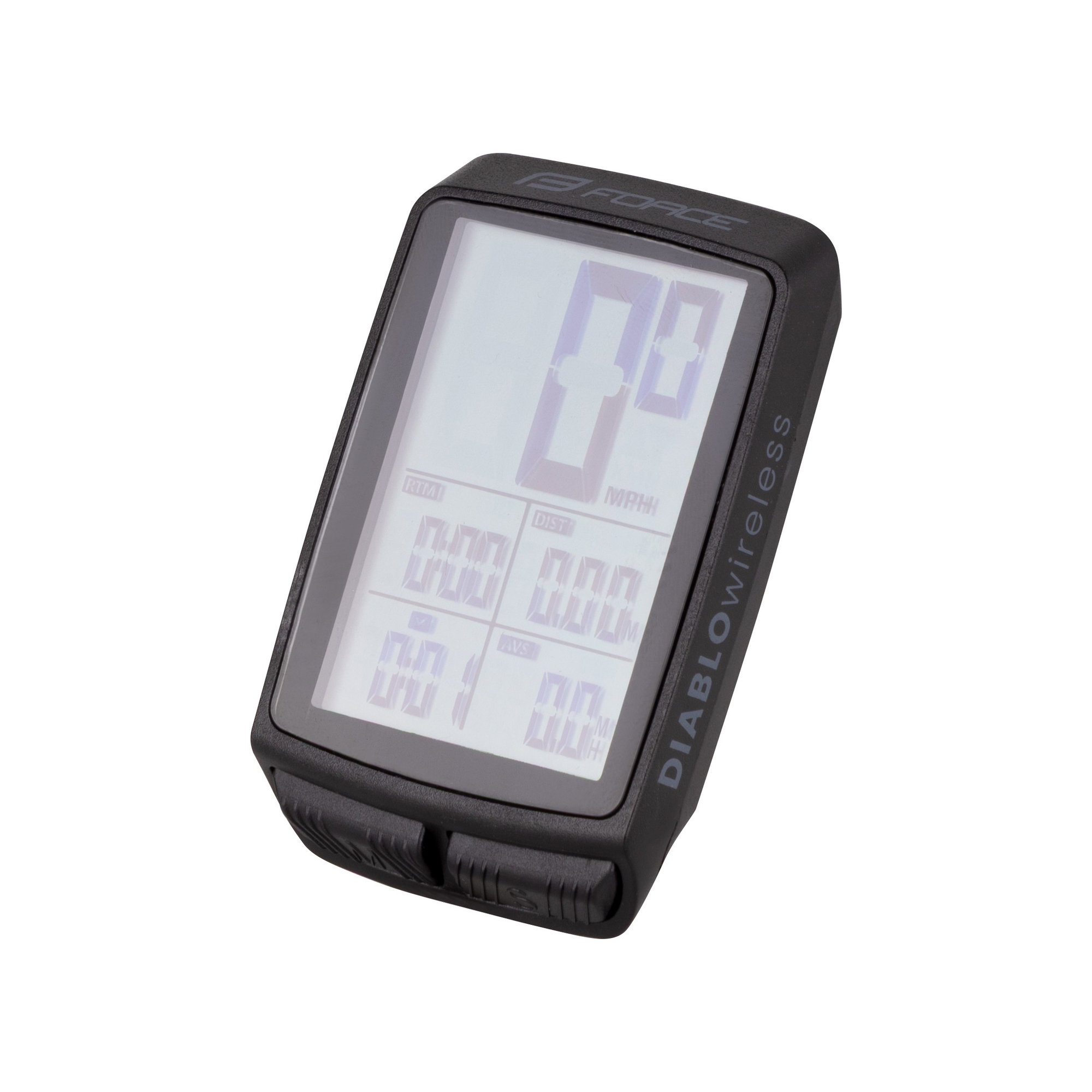 Force Ciclocomputer Force DIABLO 11F fara fir, negru