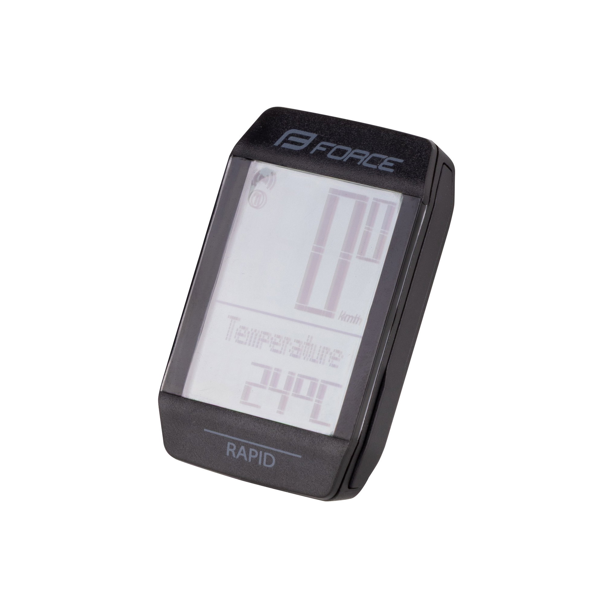 Force Ciclocomputer Force RAPID 15F fara fir, negru