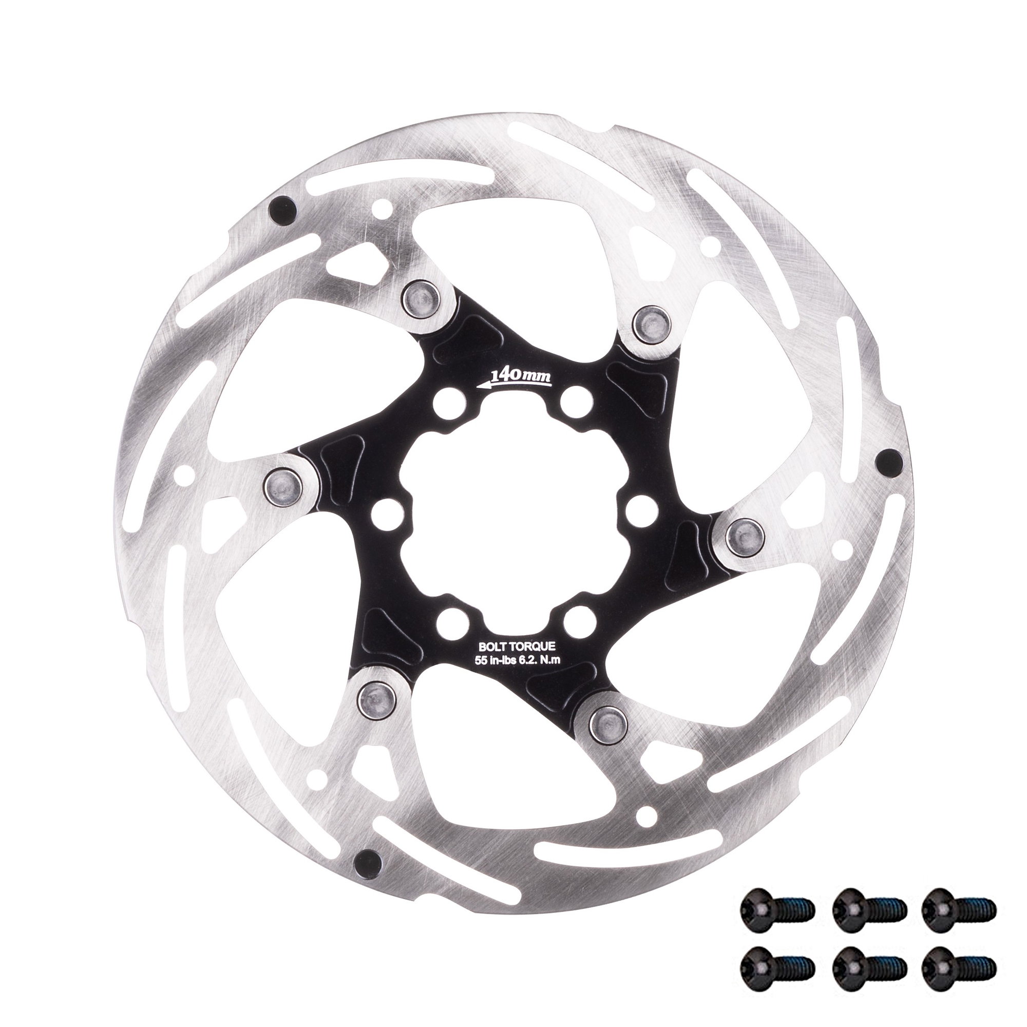 Bicycle Brake Parts Disc frana Force 140mm 6 suruburi, negru