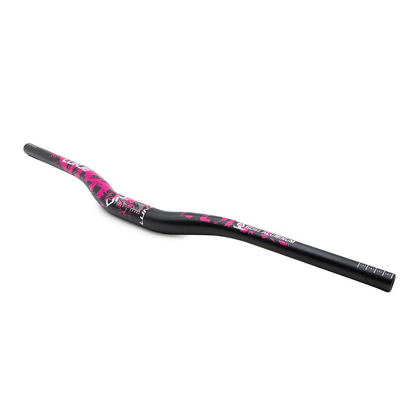 Bicycle Parts Ghidon 720mm cu rise 25mm negru/roz