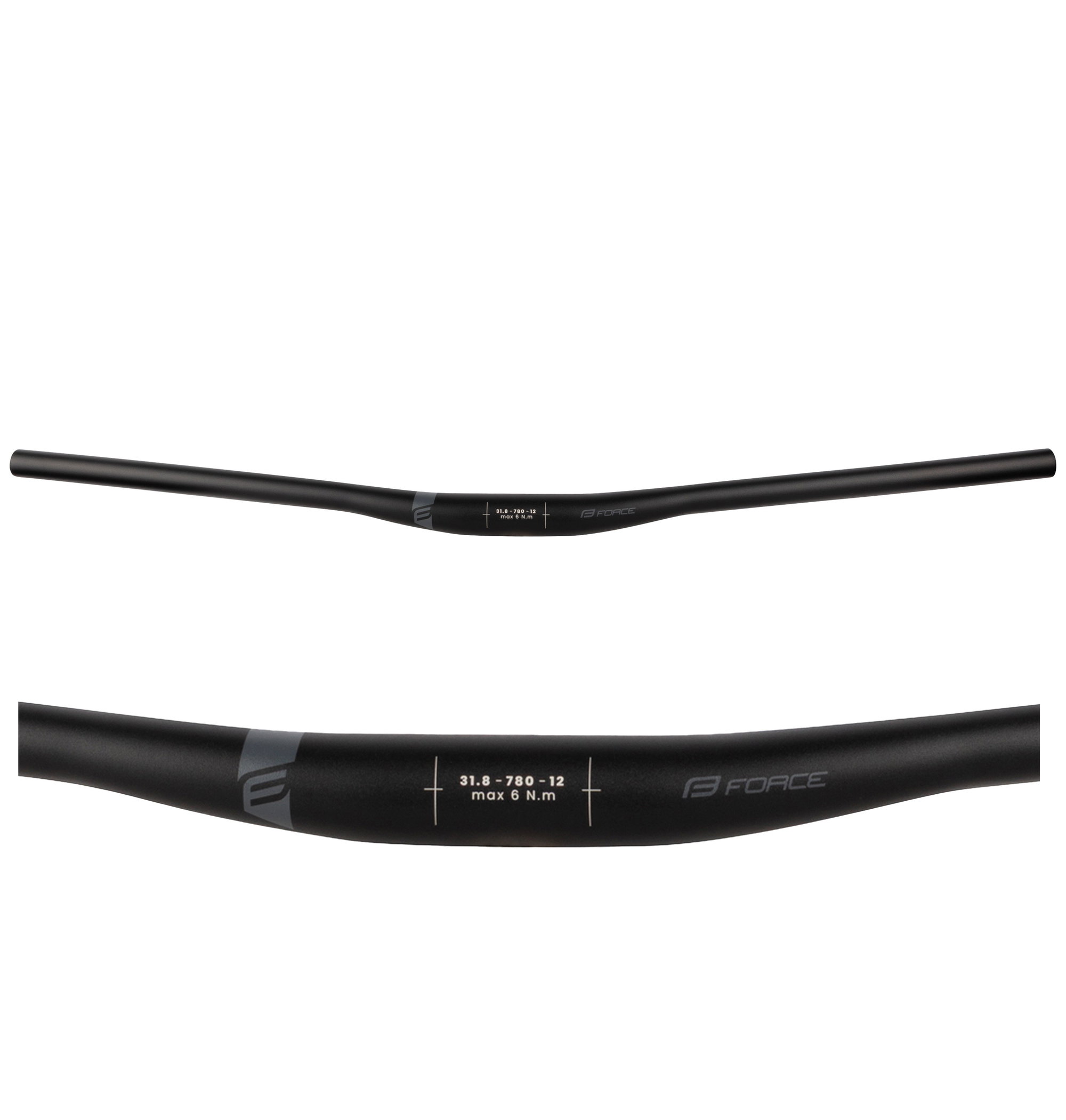 Bicycle Parts Ghidon Force Team rised 31.8/ 780mm Aluminiu negru