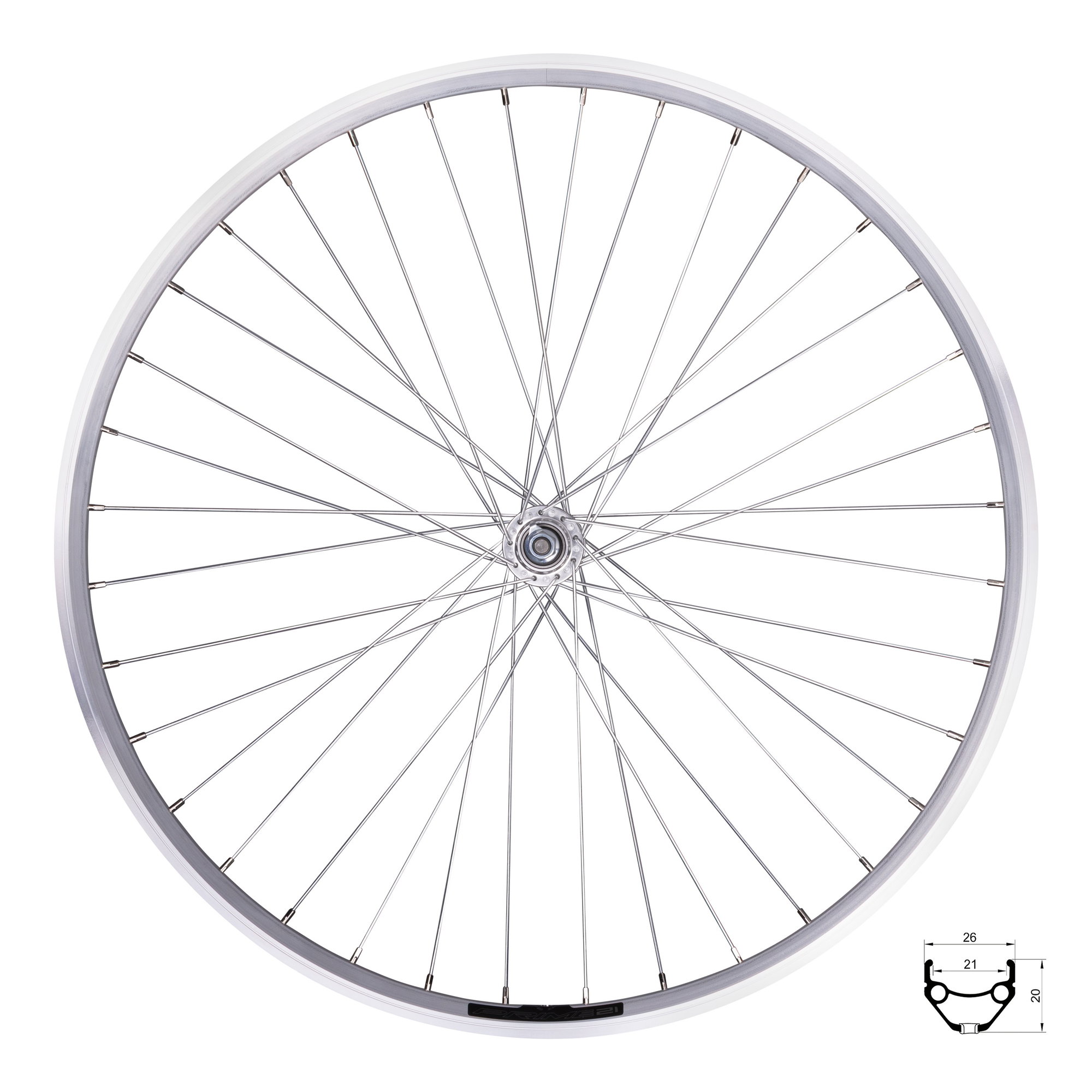 Force Roata fata Force Prime 26 559x21 36H argintie