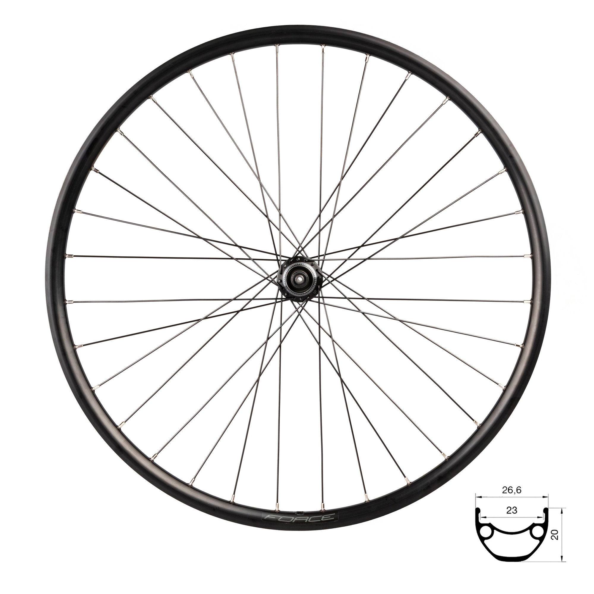 Force Roata Spate Force Basic Disc 584x23 TX505-CL 32H
