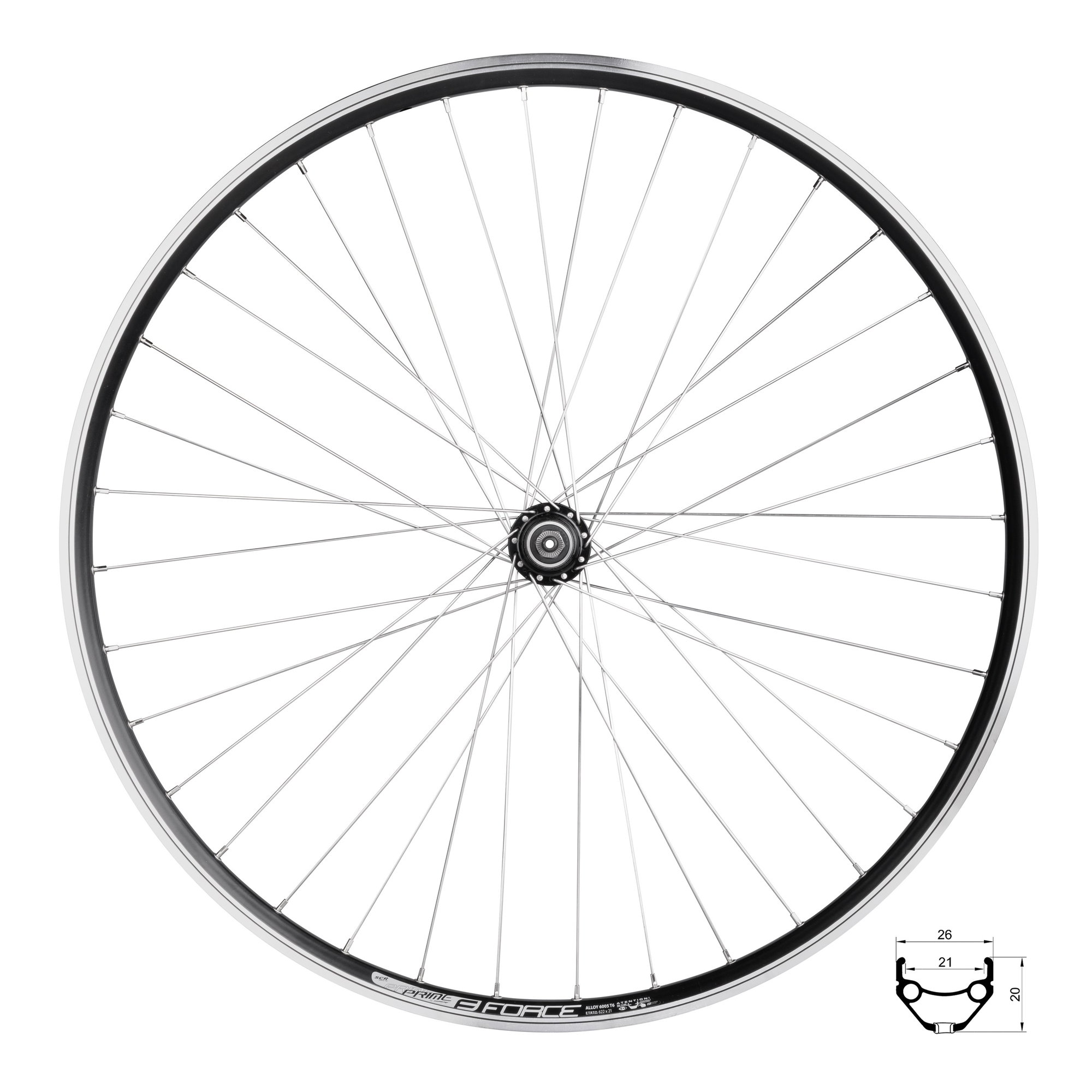 Force Roata spate Force Prime 622x21, 36 gauri
