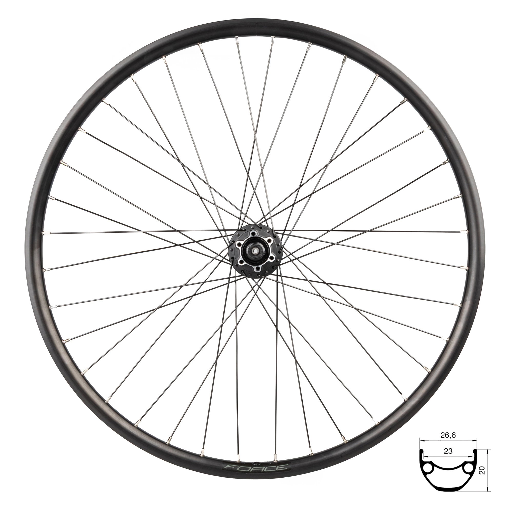 Force Roata Spate Force XC Disc 584x23 FHM475-6b 36H