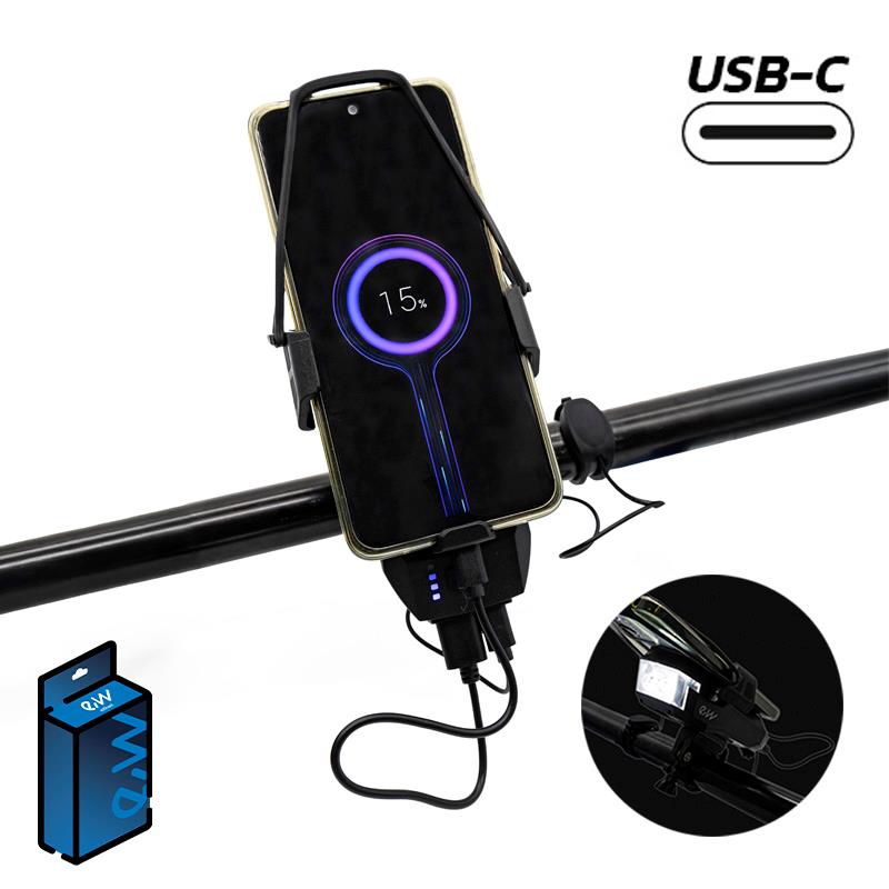 Bicycle Bags & Panniers Suport telefon EWS009 cu baterie externa si lumina