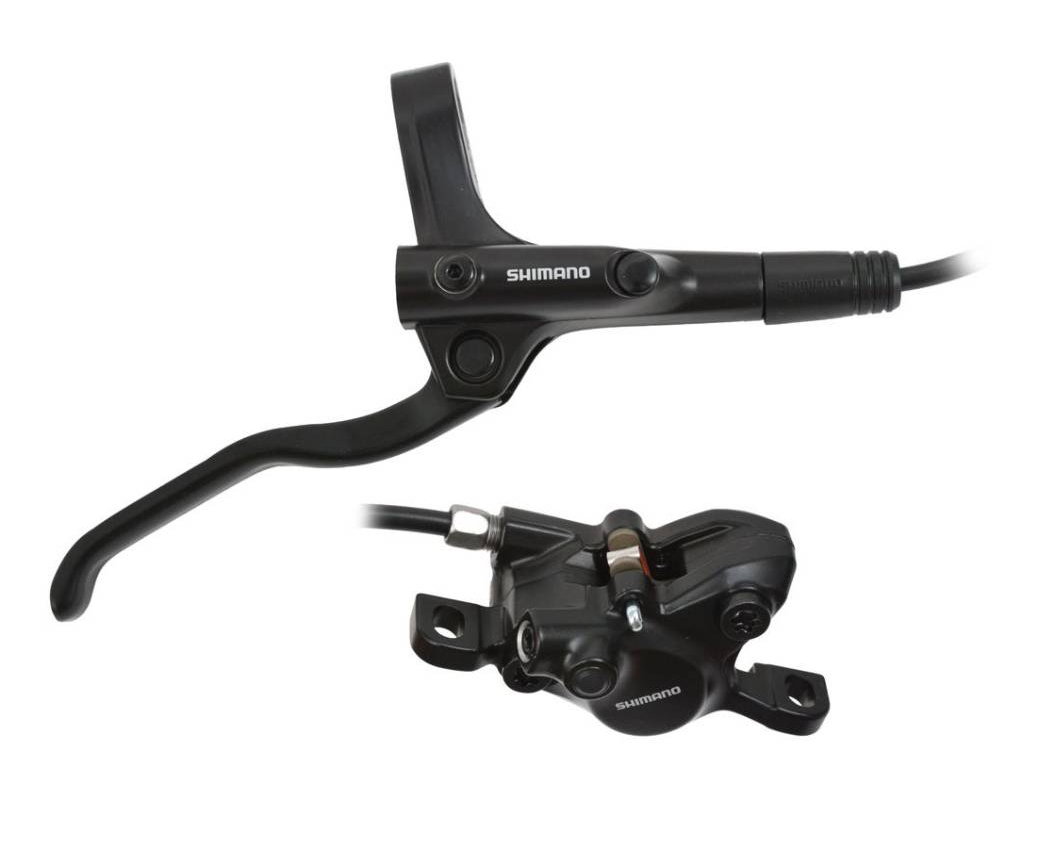 Bicycle Brake Parts Frana Disc Hidraulica Spate Shimano Altus MT200 (AMT200KRRURX200) 2000mm Negru, vrac