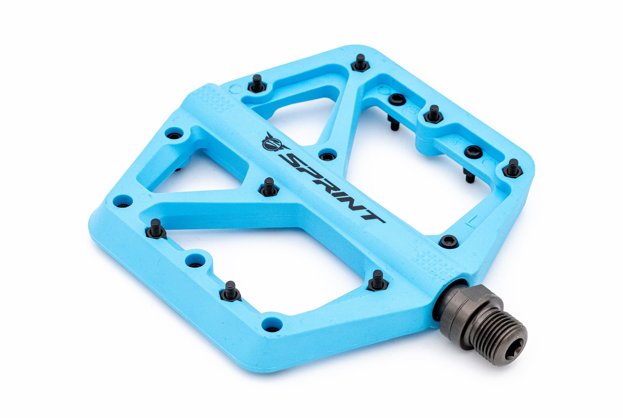 Bicycle Pedals Pedale Sprint Policarbonat cu rulmenti, albastre
