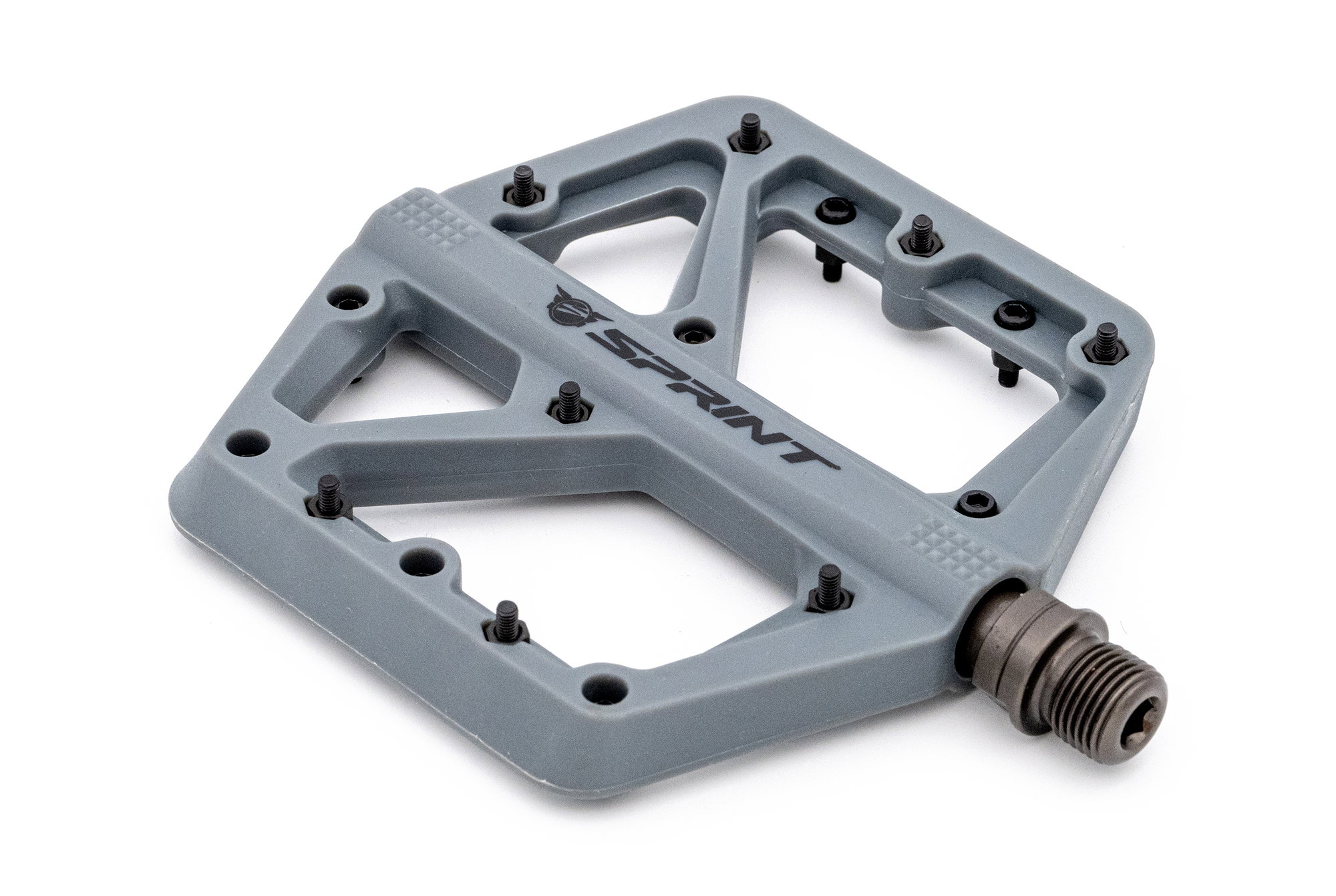 Bicycle Pedals Pedale Sprint Policarbonat cu rulmenti, gri