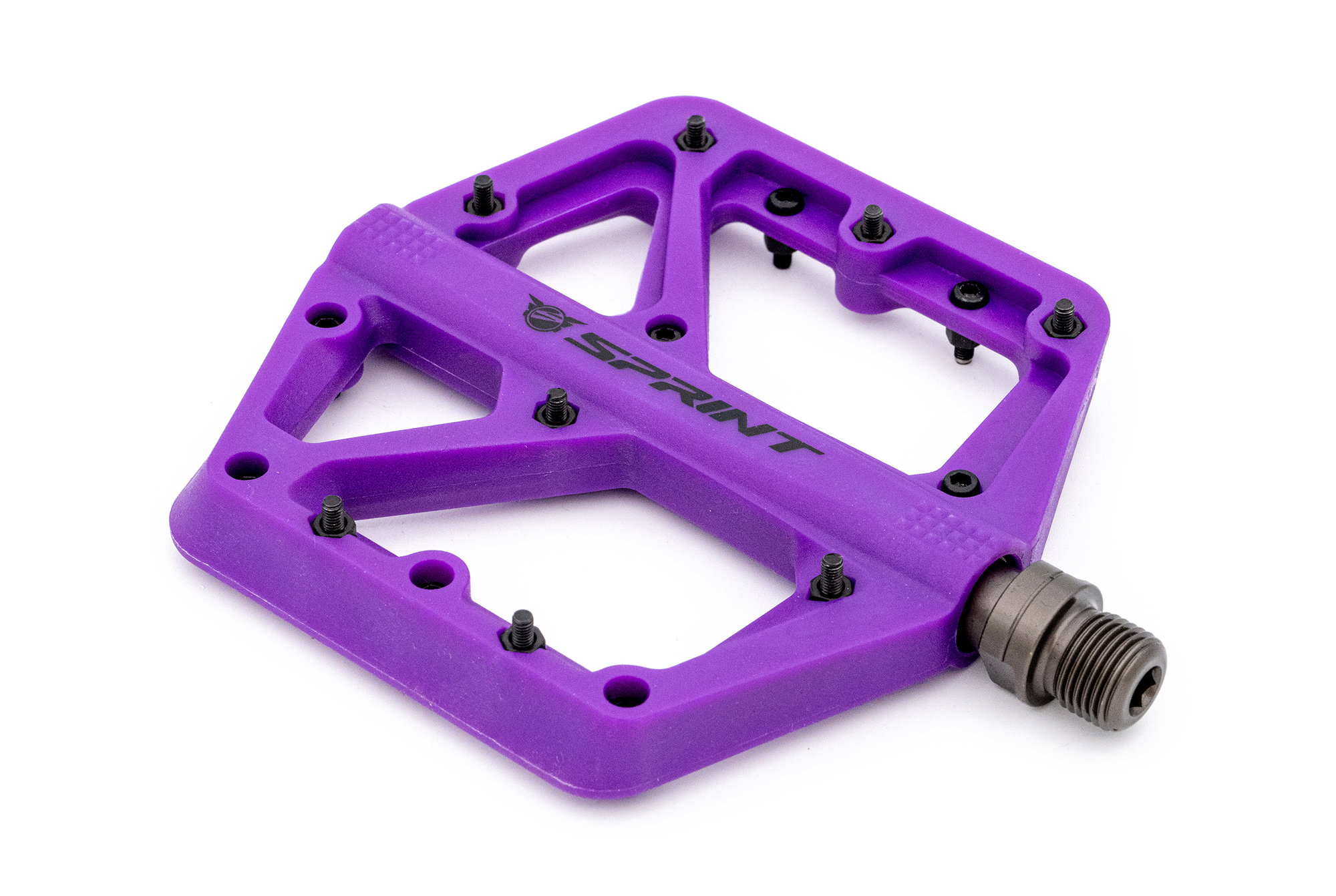 Bicycle Pedals Pedale Sprint Policarbonat cu rulmenti, mov