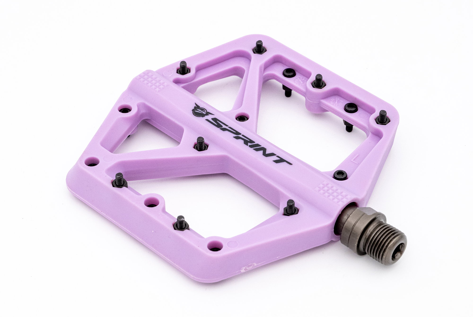 Bicycle Pedals Pedale Sprint Policarbonat cu rulmenti, roz