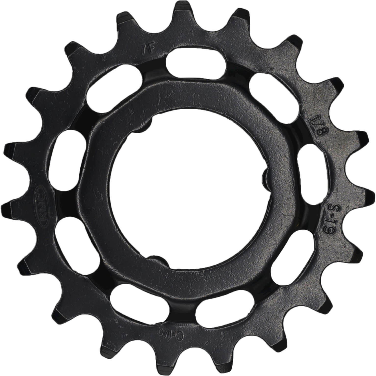 KMC Pinion KMC pentru Shimano Cr-Mo Negru 17T 1/8