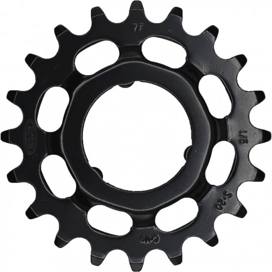 KMC Pinion KMC pentru Shimano Cr-Mo Negru 21T 1/8