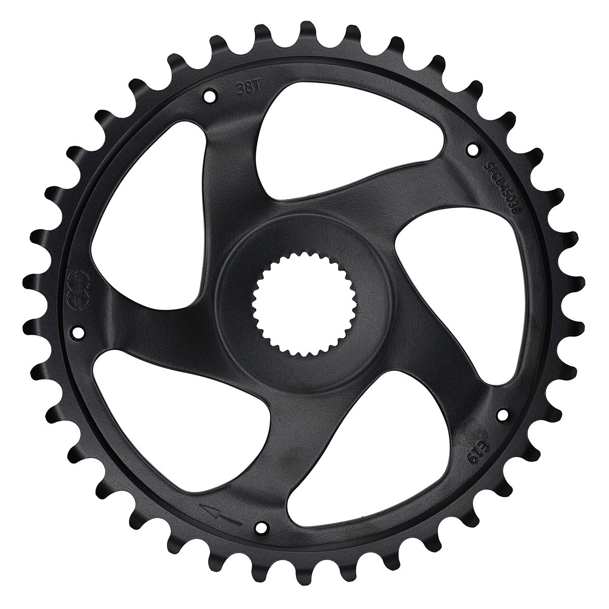 Bicycle Parts Placa pedalier KMC Bosch Gen 4 Super Narrow 50,0mm 38T Neagra