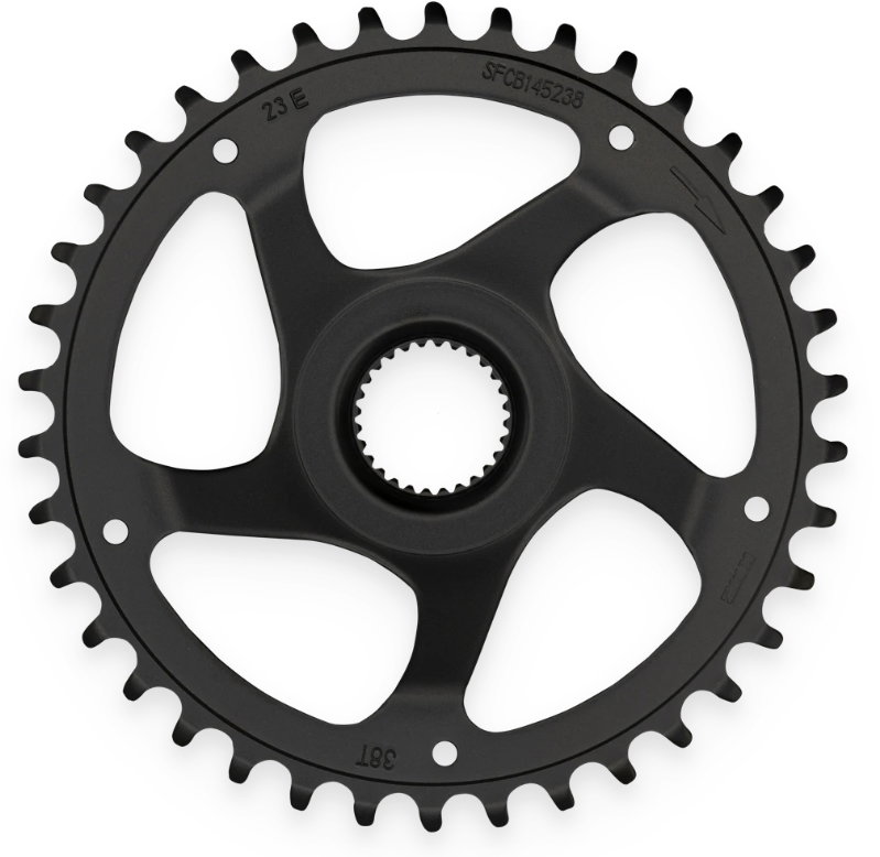 Bicycle Parts Placa pedalier KMC Bosch Gen 4 Super Narrow 52,0mm 38T Neagra