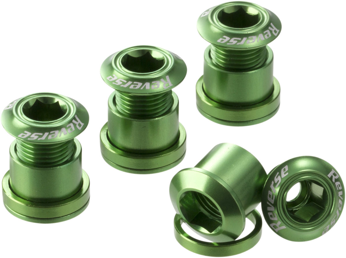 Reverse Set 4 suruburi angrenaj Reverse Chainring Bolt Verzi