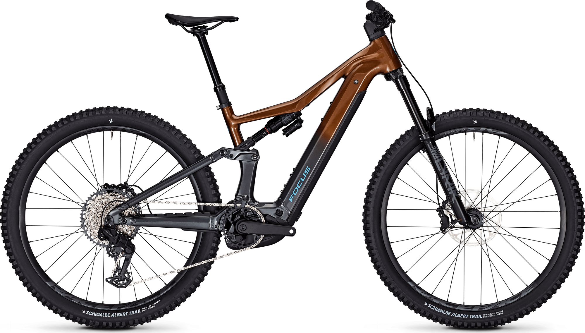 jante Bicicleta Electrica Focus Jam 2 6.8 29 600Wh Gold Brown / Diamond Black - L(44cm)