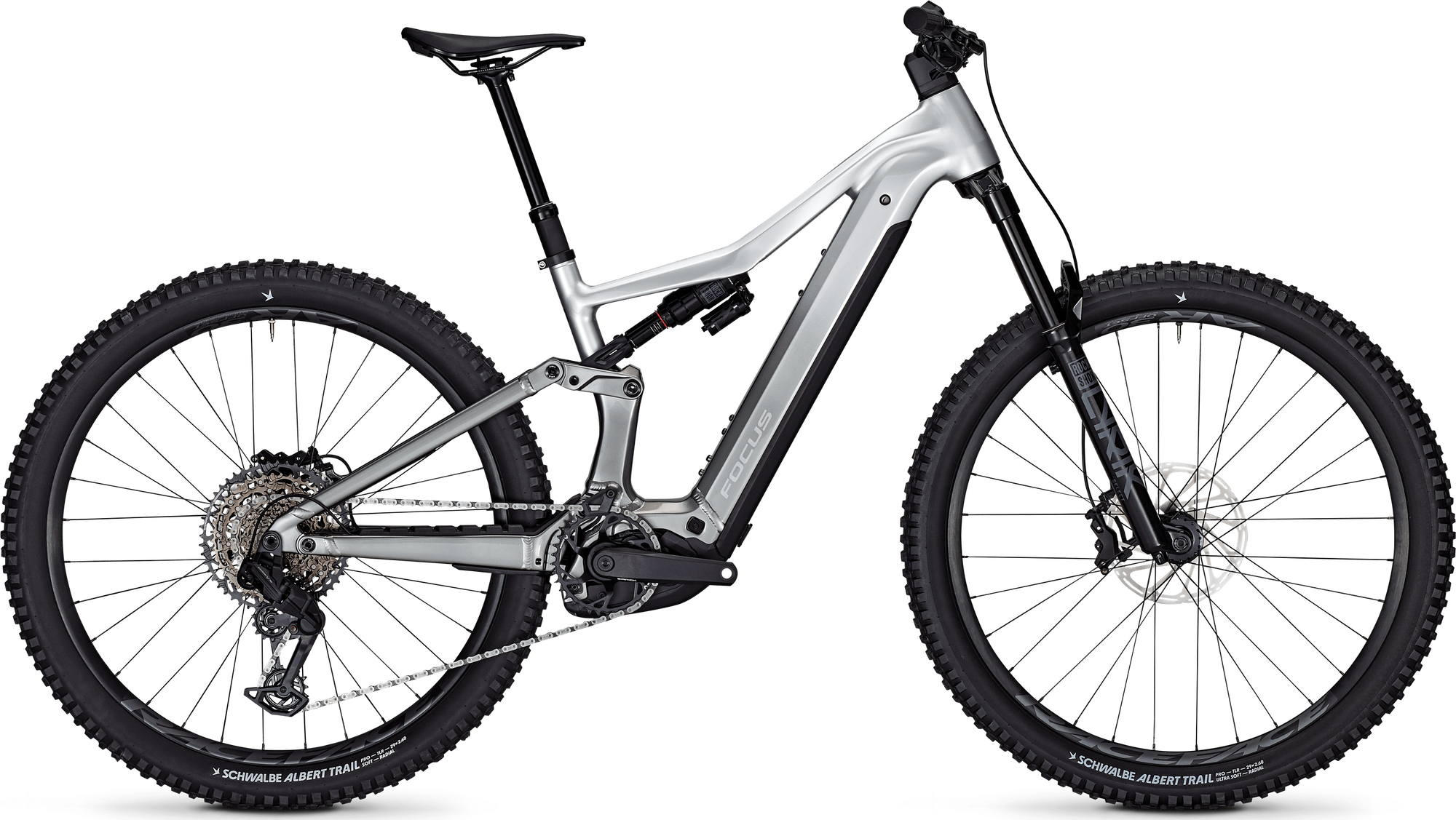 jante Bicicleta Electrica Focus Jam 2 6.8 29 600Wh Nepal Silver / Steel Grey - L(44cm)