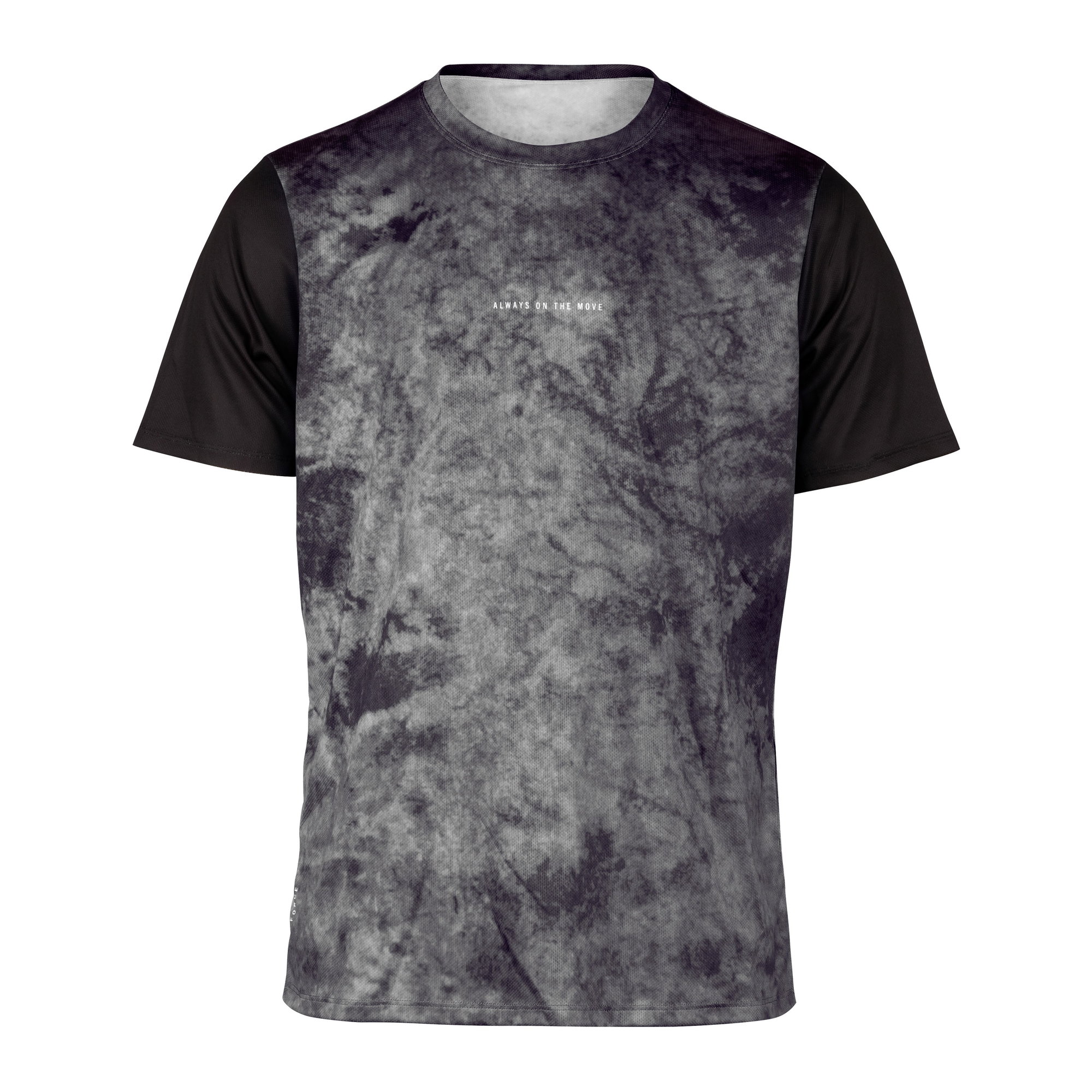 Force Tricou Force MTB Move maneci scurte, Negru