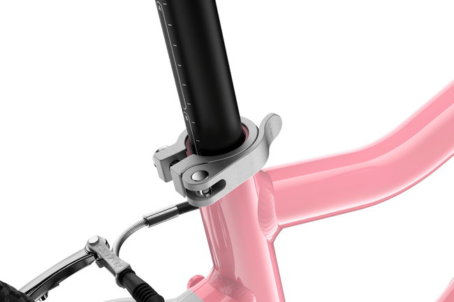 Bicicleta copii Woom GO 3 Automagic cu roti 16" powder pink