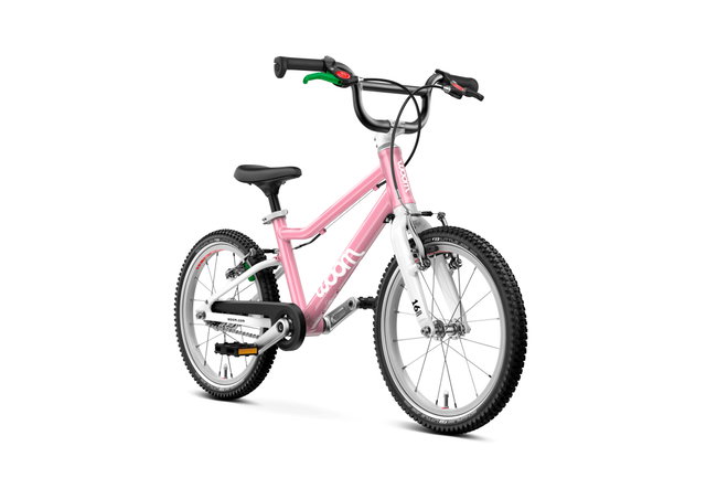 Bicicleta copii Woom GO 3 Automagic cu roti 16" powder pink