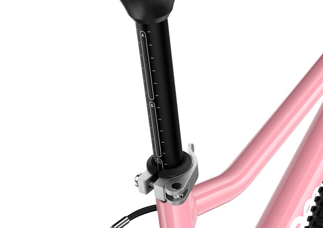 Bicicleta copii Woom GO 3 Automagic cu roti 16" powder pink