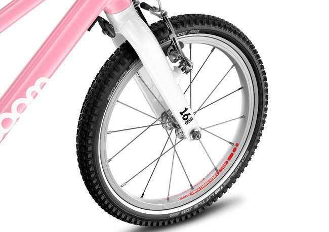 Bicicleta copii Woom GO 3 Automagic cu roti 16" powder pink