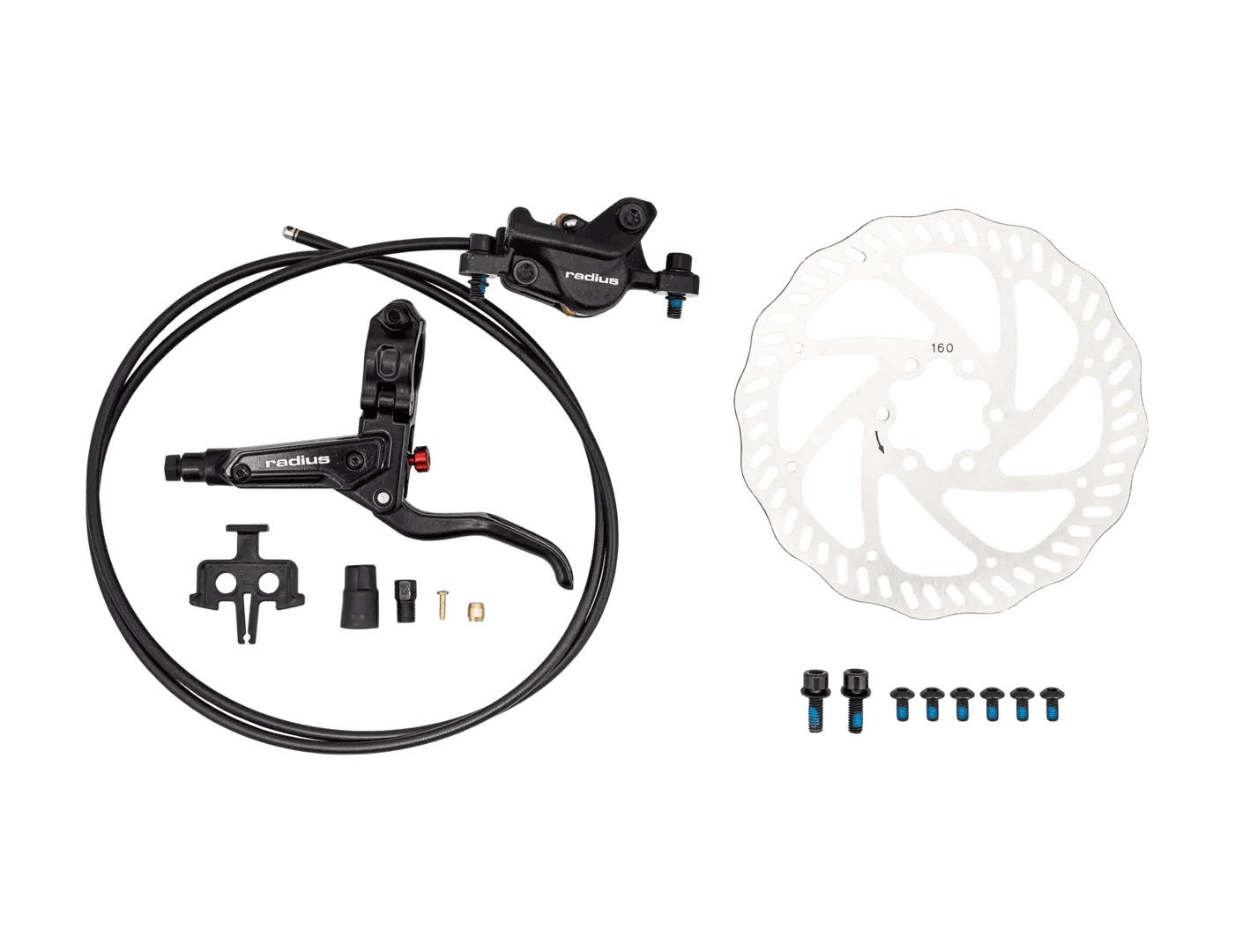 Bicycle Brake Rotors Frana disc hidraulica SPECIALIZED BRK RADIUS, BH-M850, REAR, DISC, HYDRAULIC, POST MOUNT, FLAT BAR LEVER W/ REACH ADJUSTMENT, W/ 160MM 6-BOLT ROTOR