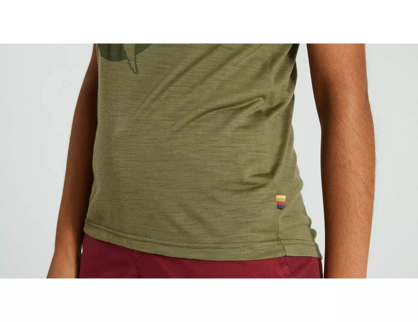 Specialized Tricou Ciclism SPECIALIZED/FJALLRAVEN Women's Wool (S/S) - Green